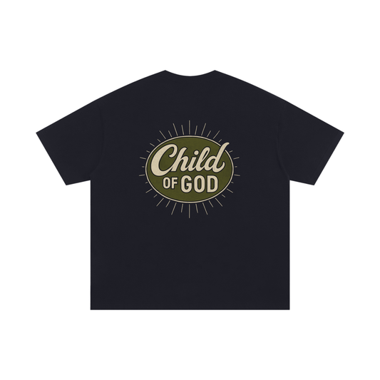 Child Of God Oversized T-Shirt Black